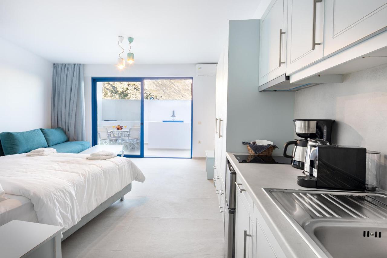 Molos Apartments Лутрон Экстерьер фото